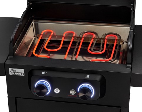 Mr. Gardener Elektrogrill Oregon, 50 x 39 cm, 4500 W, schwarz, 9751